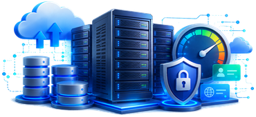 Business reseller hosting illustration