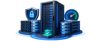 Semi-dedicated hosting illustration